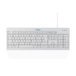 Digitus Office Keyboard Corded GER white