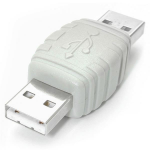 StarTech.com Gender Changer USB A Male to USB A Male White