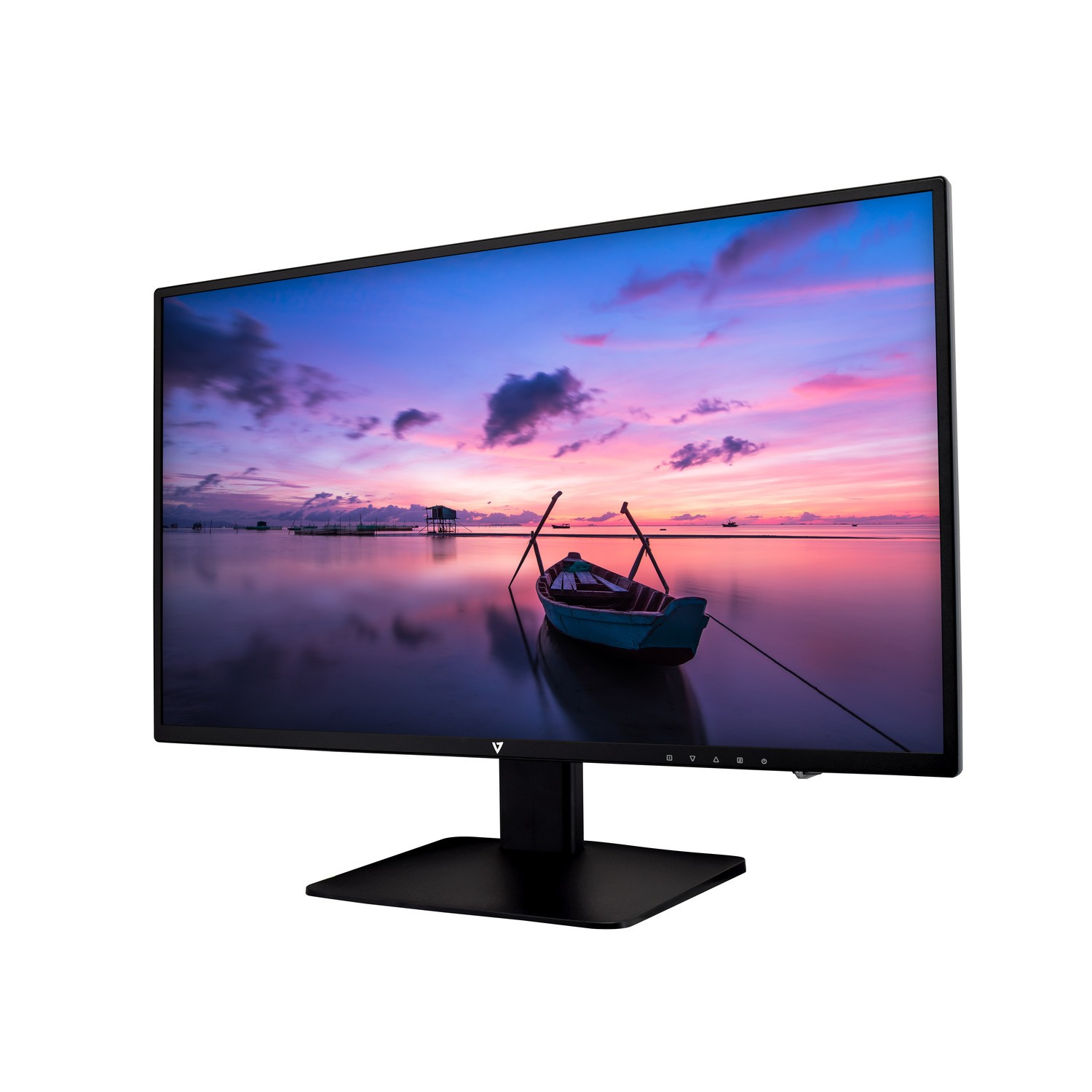 V7 L238E-2K computer monitor 60.5 cm (23.8") 1920 x 1080 pixels Full HD LED Black