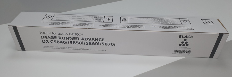Image of DATA DIRECT Canon DXC5840/50/60/70 Toner Black Chipped 3763C002...