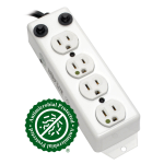 Tripp Lite PS-410-HGOEMCC surge protector White 4 AC outlet(s) 120 V 180" (4.57 m)