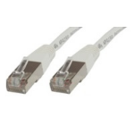 Microconnect Rj-45/Rj-45 Cat6 1m networking cable White F/UTP (FTP)