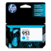 HP Cartucho original de tinta cian 951