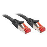 Lindy Rj45/Rj45 Cat6 1m networking cable Black S/FTP (S-STP)