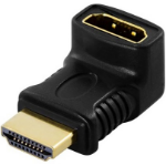 Deltaco HDMI-14B cable gender changer HDMI 19-pin Black