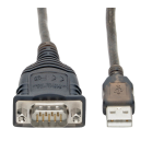 Tripp Lite U209-30N-IND USB to RS485/RS422 FTDI Serial Adapter Cable with COM Retention (USB-A to DB9 M/M), 30-in. (76.2 cm)