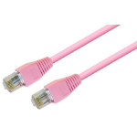 C2G Cat6, 2ft networking cable Pink 23.6" (0.6 m)