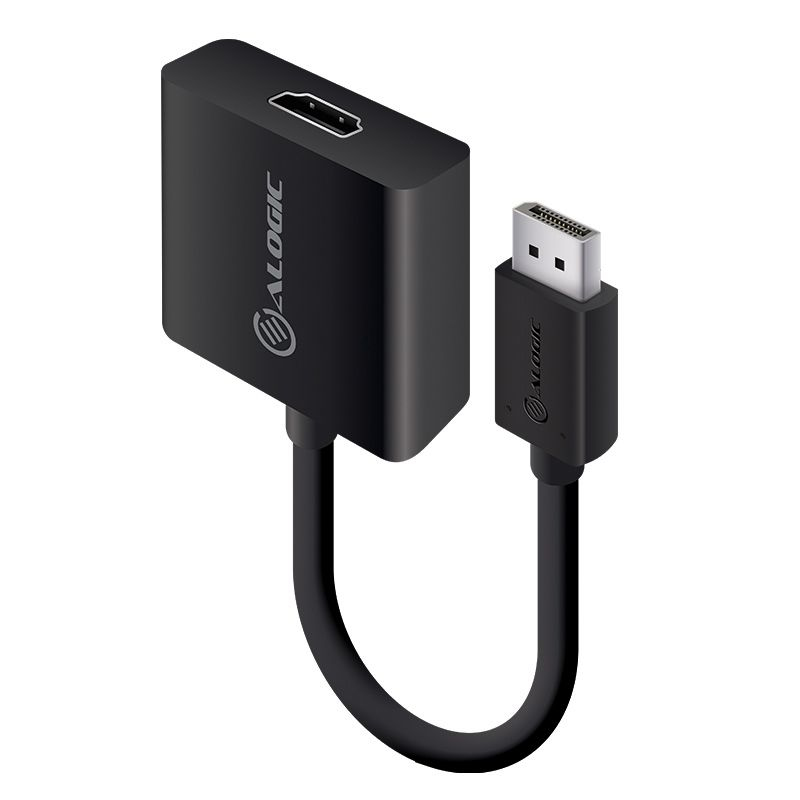 Photos - Cable (video, audio, USB) ALOGIC 20cm ACTIVE DisplayPort 1.2 to HDMI Adapter-Male to Female -Sup DPL 