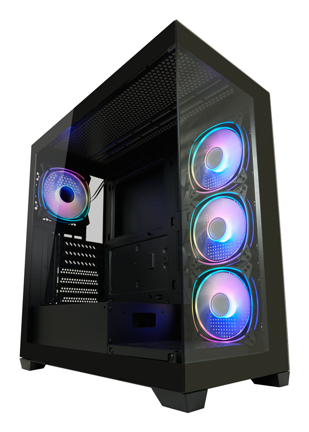 LC-Power LC-715B-ON computer case Midi Tower Black