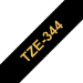 Brother TZE-344 etikett-tejp Guld på svart
