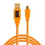 Tether Tools BTK54 USB-kabel 4,6 m USB 3.2 Gen 1 (3.1 Gen 1) USB A Micro-USB B Oranje