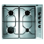 Indesit PAA 642 IX/I WE1 Stainless steel Built-in 58 cm Gas 4 zone(s)