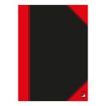 Bantex 100302831 writing notebook A4 96 sheets Black, Red