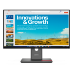 Lenovo ThinkVision P24QD-40 computer monitor 60.5 cm (23.8") 2560 x 1440 pixels Quad HD LCD Black