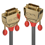 Lindy 10m DVI-D Single Link Cable, Gold Line
