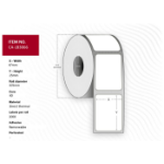 Capture CA-LB3066 printer label White