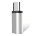BRobotix 235694 cambiadores de género de cables USB Type C SB Type Micro B Plata