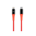 Monoprice 38394 mobile phone cable Red 70.9" (1.8 m) USB C Lightning