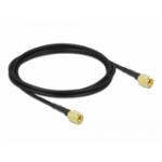 DeLOCK Antenna Cable SMA plug to SMA plug LMR/CFD100 2 m low loss