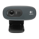 Logitech C270 webcam 3 MP 1280 x 720 pixels USB 2.0 Black, Grey