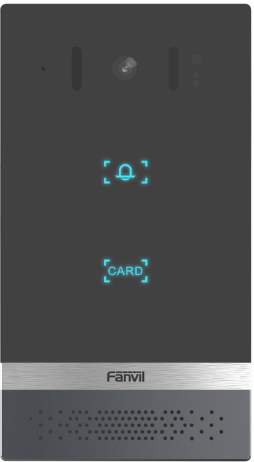 Image of Fanvil i61 Single Touch Sensitive Button Video Intercom with RFID...