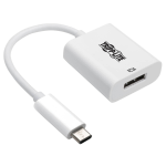 Tripp Lite U444-06N-DP8W video cable adapter 5.98" (0.152 m) USB Type-C DisplayPort White