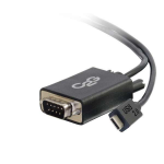 C2G USB 2.0 USB-C to DB9 Serial RS232 Adapter Cable - USB / serial cable - Black