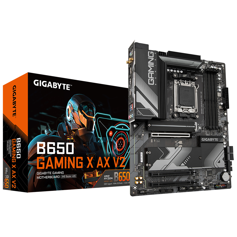 Image of Gigabyte B650 GAMING X AX V2 Motherboard - Supports AMD Ryzen 8000...