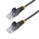 StarTech.com N6PAT5BKS networking cable Black 59.1" (1.5 m) Cat6 U/UTP (UTP)