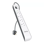 Belkin 4-SOCKET POWER EXTENSION 2M WITH SURGE PROTECTION 525J BSV400AF2M