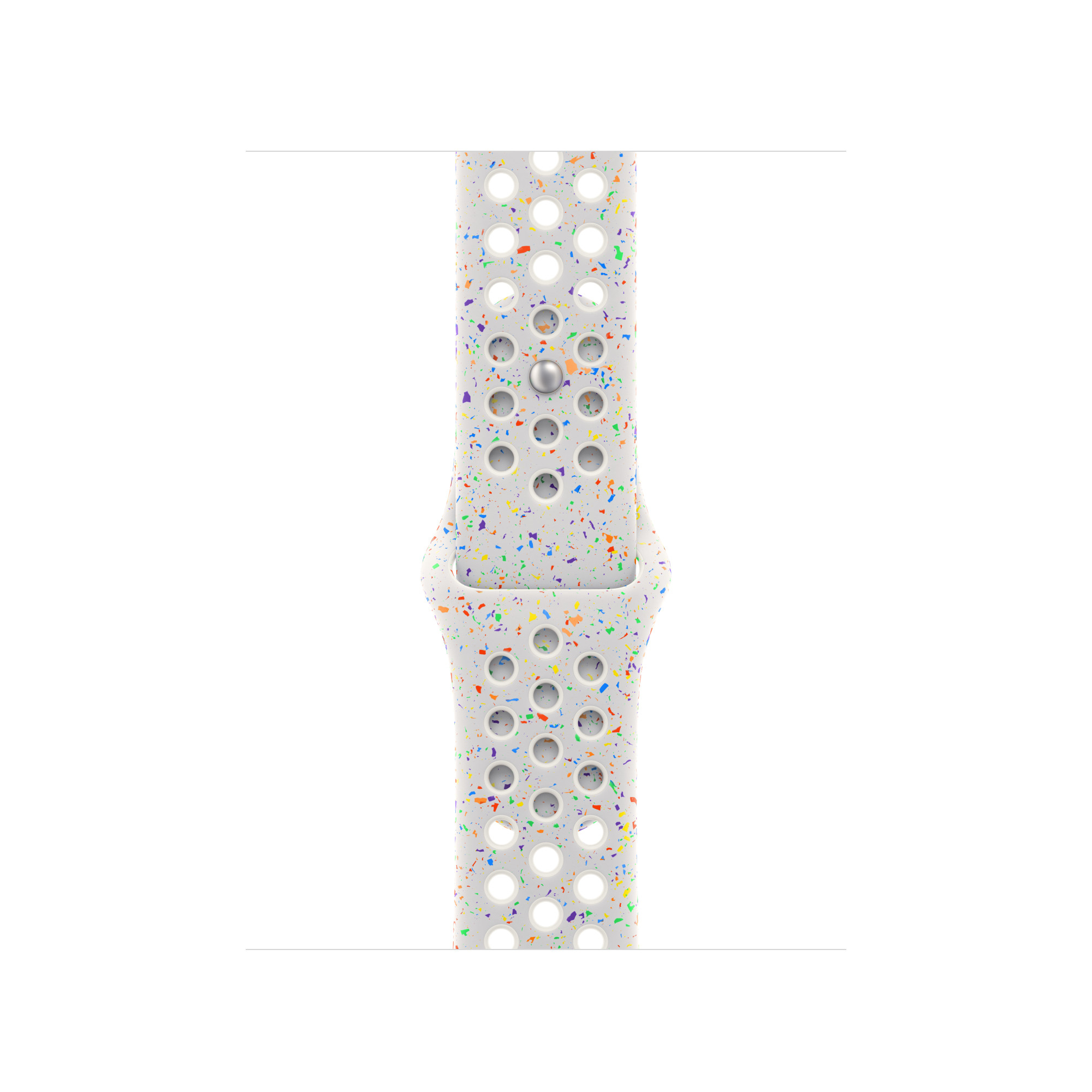 Apple MYJM3ZM/A smart wearable accessory Band Platinum Fluoroelastomer