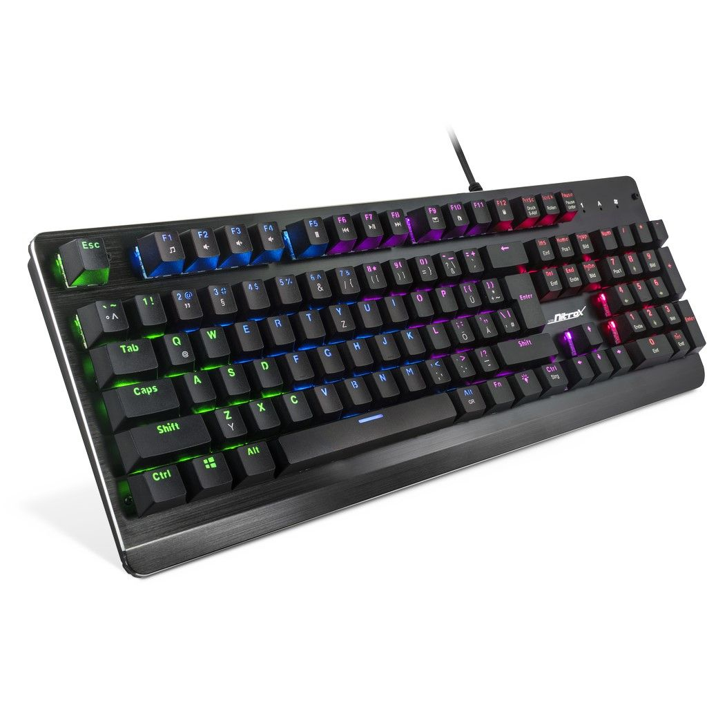 88884100 INTER-TECH Inter-Tech Gaming Tastatur Nitrox NK-2000ME