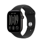 Apple Watch Series 12 GPS + Cellular 46mm Black Aluminium Case with Black Sport Band - S/M