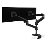 Ergotron LX Pro Series 45-714-292 flat panel bureau steun 61 cm (24") Zwart