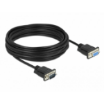 DeLOCK Serial Cable RS-232 D-Sub9 male to female with narrow plug housing 10 m