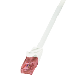 LogiLink 1m Cat.6 U/UTP networking cable White Cat6 U/UTP (UTP)