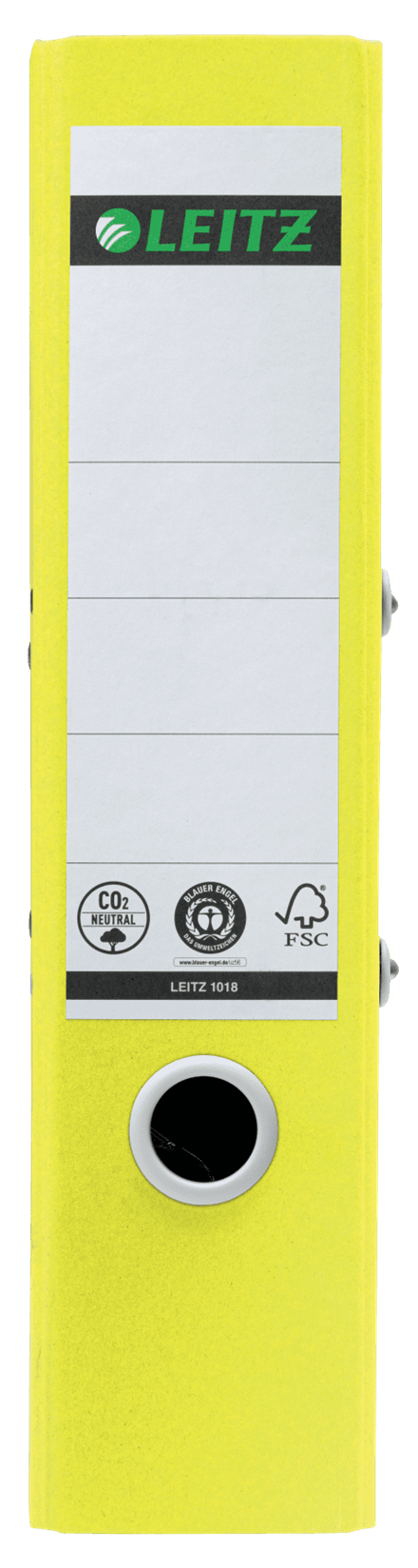 Leitz Recycle Lever Arch File A4 80mm Yellow (Pack of 10) 10180015