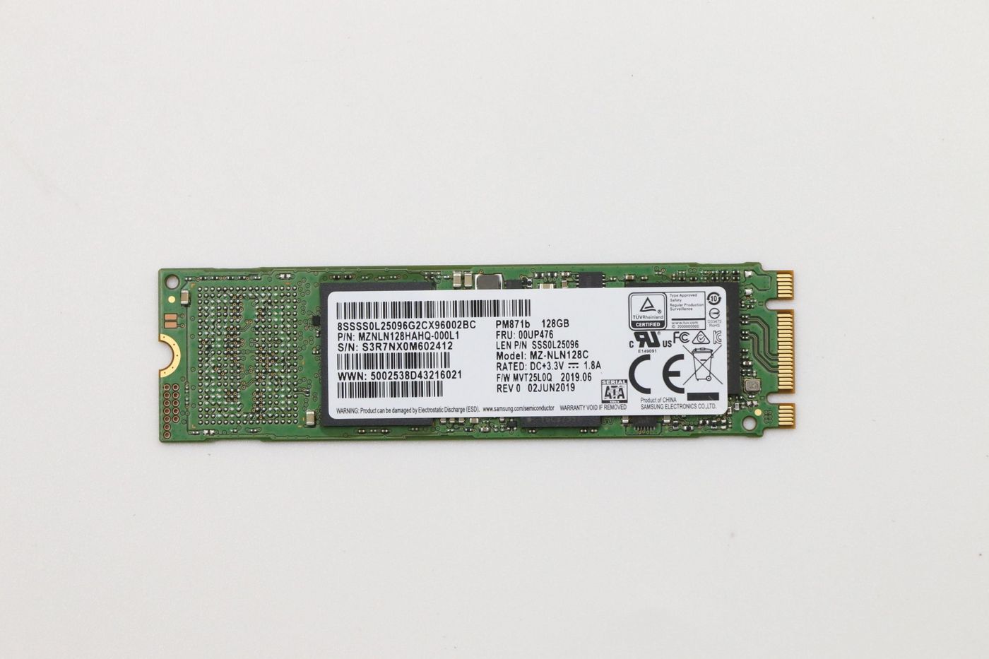 Lenovo 128GB M.2 2280 SATA6G SAM OPAL