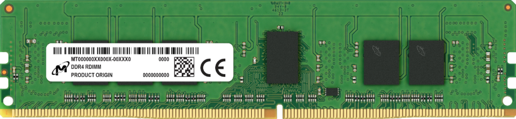 Image of Micron MTA9ASF2G72PZ-3G2R memory module 16 GB 1 x 16 GB DDR4 3200...