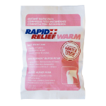 Rapid Aid Instant Warm Pack C / W Gentle Touch Technology Small 4”X 6”