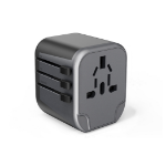 Maplin 2.4A 5V World Wide Travel Adapter Wall Charger with 2x USB-A Ports