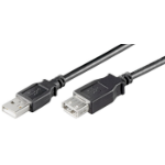 Microconnect USBAAF1B USB cable 1 m USB 2.0 USB A Black