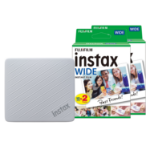 Fujifilm Instax Link Wide 2 Wireless Smartphone Photo Printer - Blue - Printer + 40 Shot Pack