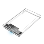 LogiLink 2,5" Extern. Encl. USB 3.0, screwless, transparent