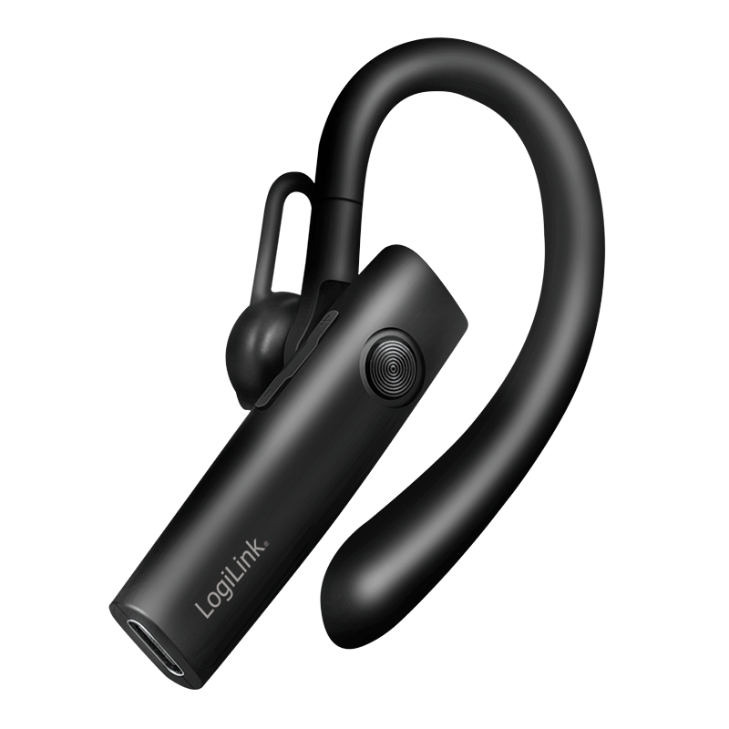 Logilink Bt 5.4 Earclip Headset. With Detachable Mic