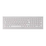 CHERRY DW 8000 toetsenbord Inclusief muis RF Draadloos QWERTY Amerikaans Engels Zilver, Wit