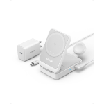 Anker B2557321 oplader voor mobiele apparatuur Hoofdtelefoons, Headset, Smartphone, Smartwatch Wit AC Draadloos opladen Snel opladen Binnen