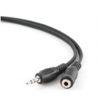 Gembird 1.5 m, 3.5mm/3.5mm, M/F audio cable Black