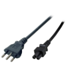 EFB Elektronik EK494.1,8 electriciteitssnoer Zwart 1,8 m Netstekker type L C5 stekker