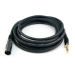 Monoprice 4763 audio cable 179.9" (4.57 m) 6.35mm TRS XLR (3-pin) Black